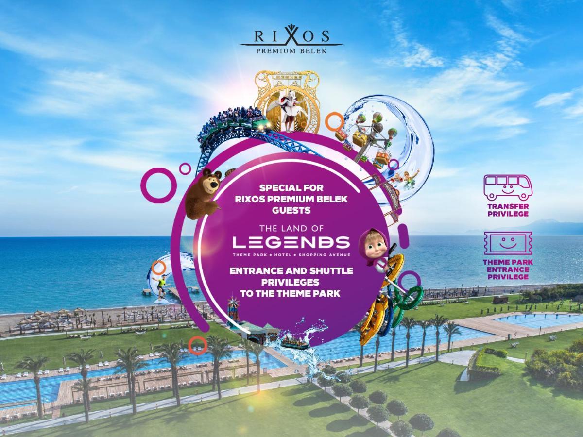 Rixos Premium Belek - The Land Of Legends Access Hotel Bagian luar foto